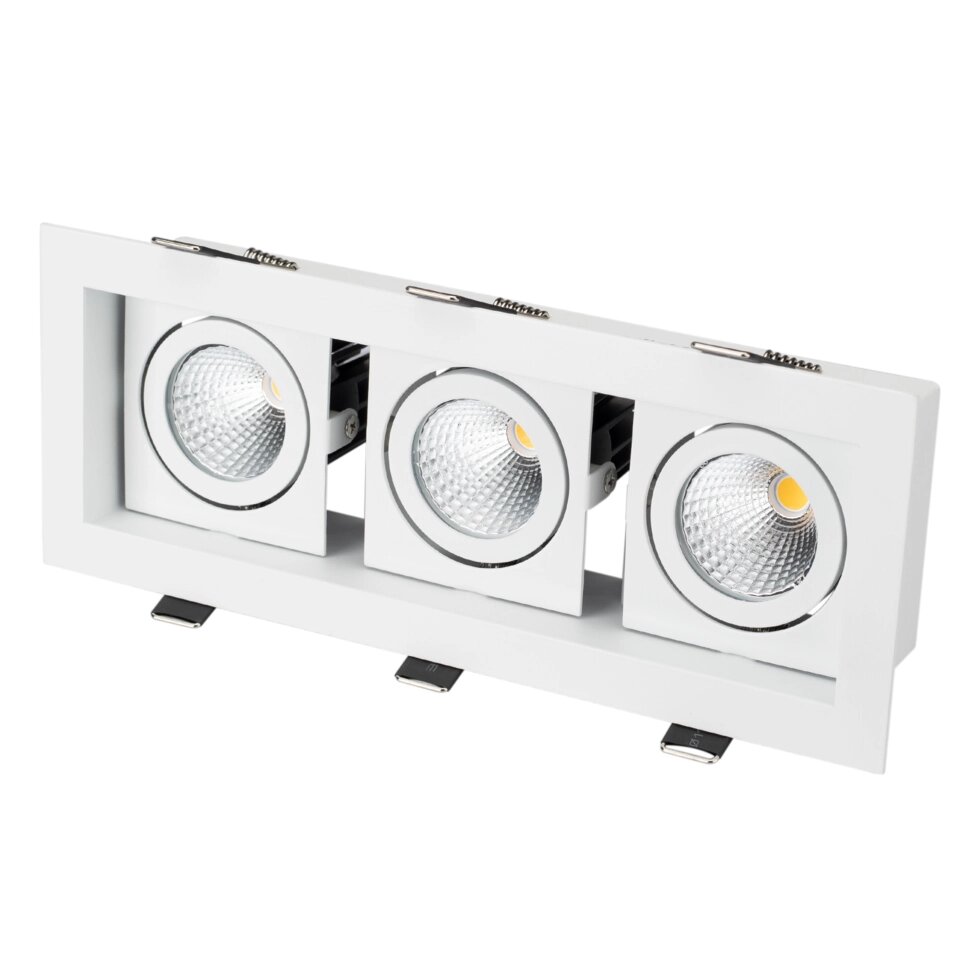 Светильник CL-KARDAN-S260x102-3x9W Day (WH, 38 deg) (Arlight, IP20 Металл, 3 года) от компании ФЕРОСВЕТ - фото 1