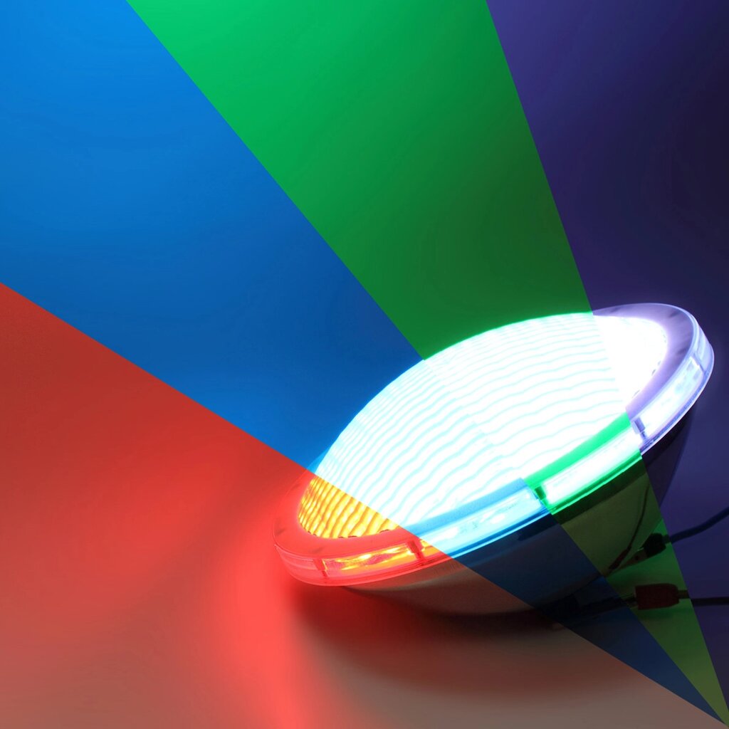 Светильник для бассейна PAR56 HG-P56-10555-C PL12 (18W, 12V, RGB, 120deg) DELCI от компании ФЕРОСВЕТ - фото 1