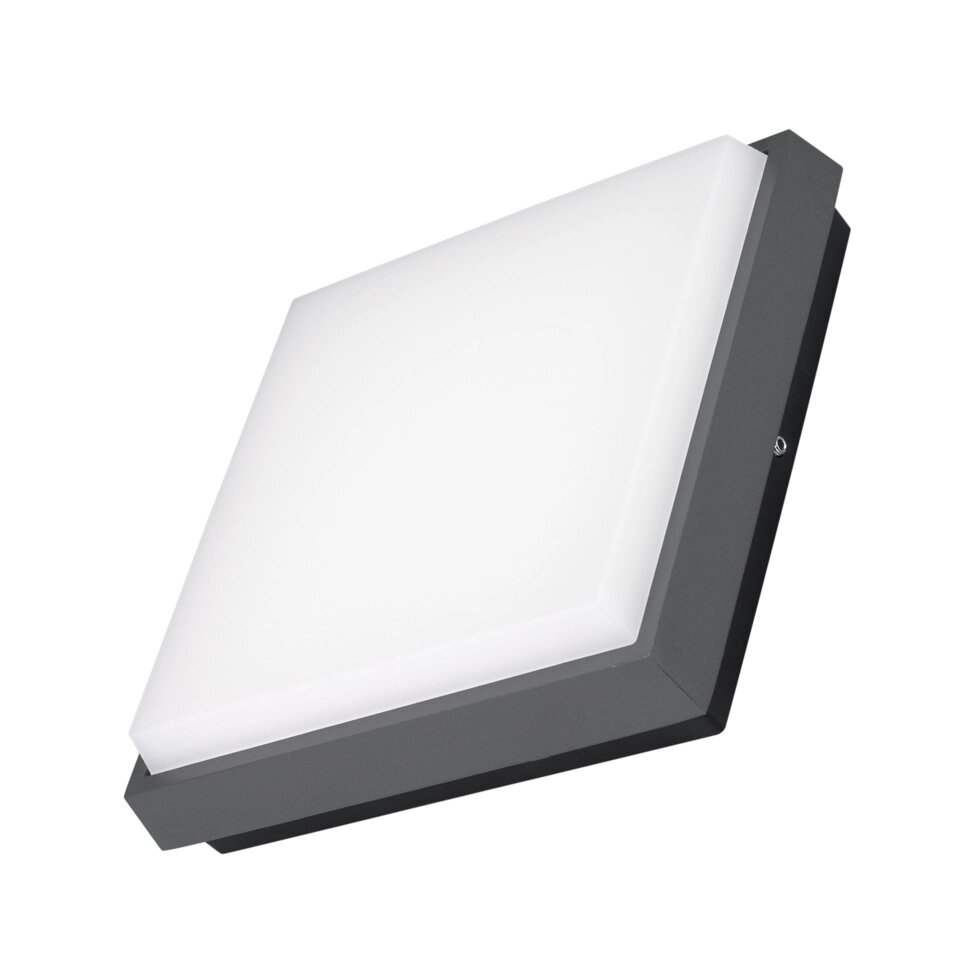 Светильник LGD-AREA-S175x175-10W Warm3000 (GR, 110 deg, 230V) (Arlight, IP54 Металл, 3 года) от компании ФЕРОСВЕТ  ( FEROSVET) - фото 1