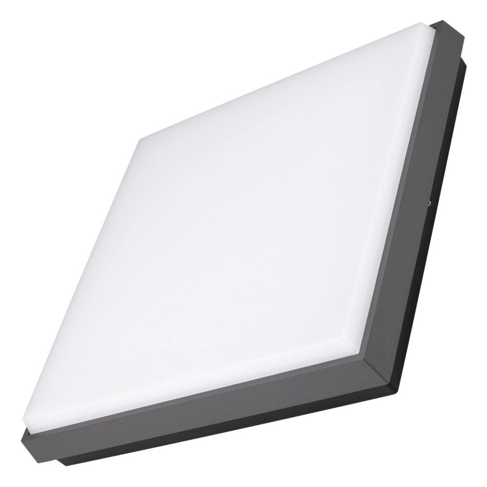 Светильник LGD-AREA-S300x300-30W Warm3000 (GR, 110 deg, 230V) (Arlight, IP54 Металл, 3 года) от компании ФЕРОСВЕТ - фото 1