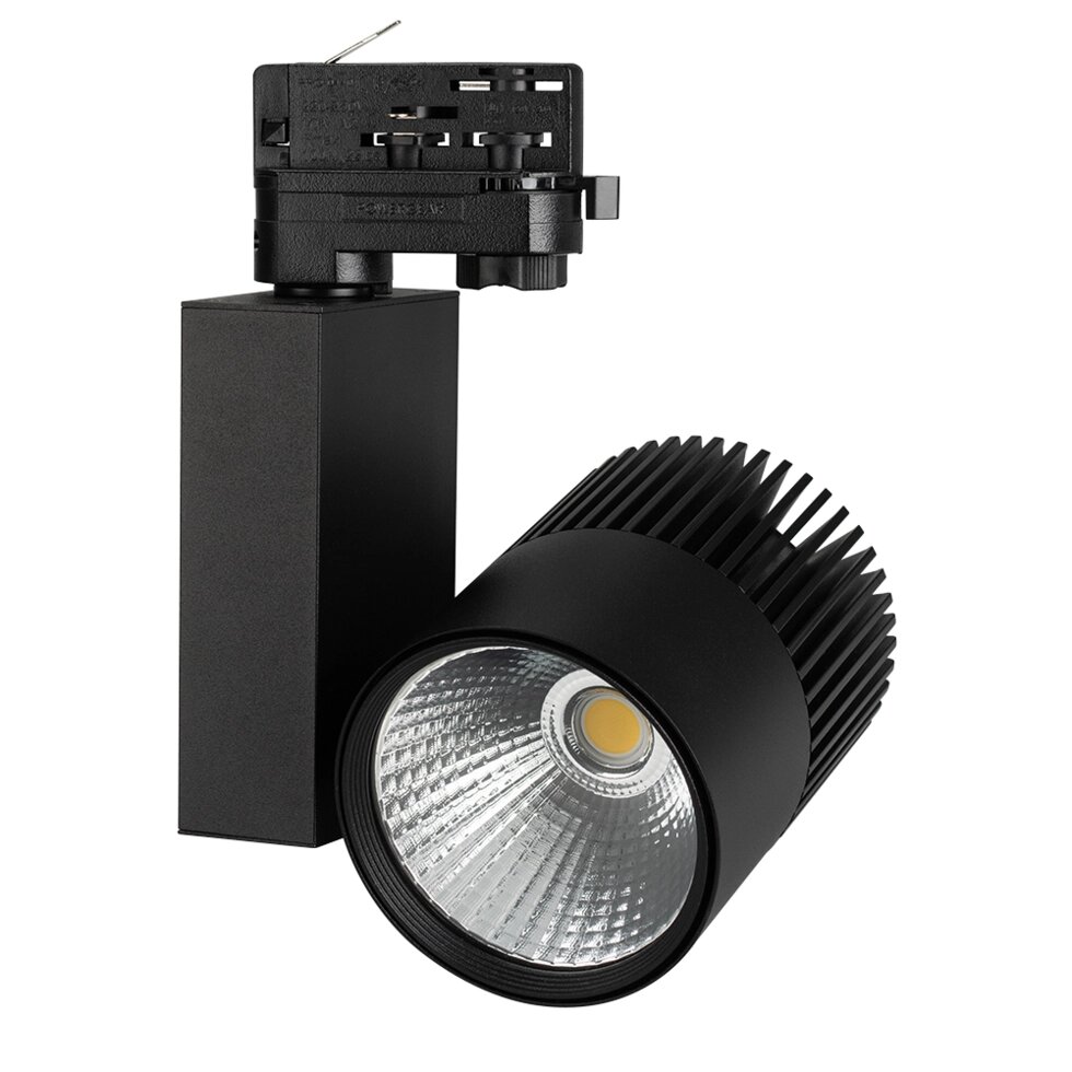 Светильник LGD-ARES-4TR-R100-40W Warm3000 (BK, 24 deg, 230V, DALI) (Arlight, IP20 Металл, 3 года) от компании ФЕРОСВЕТ - фото 1