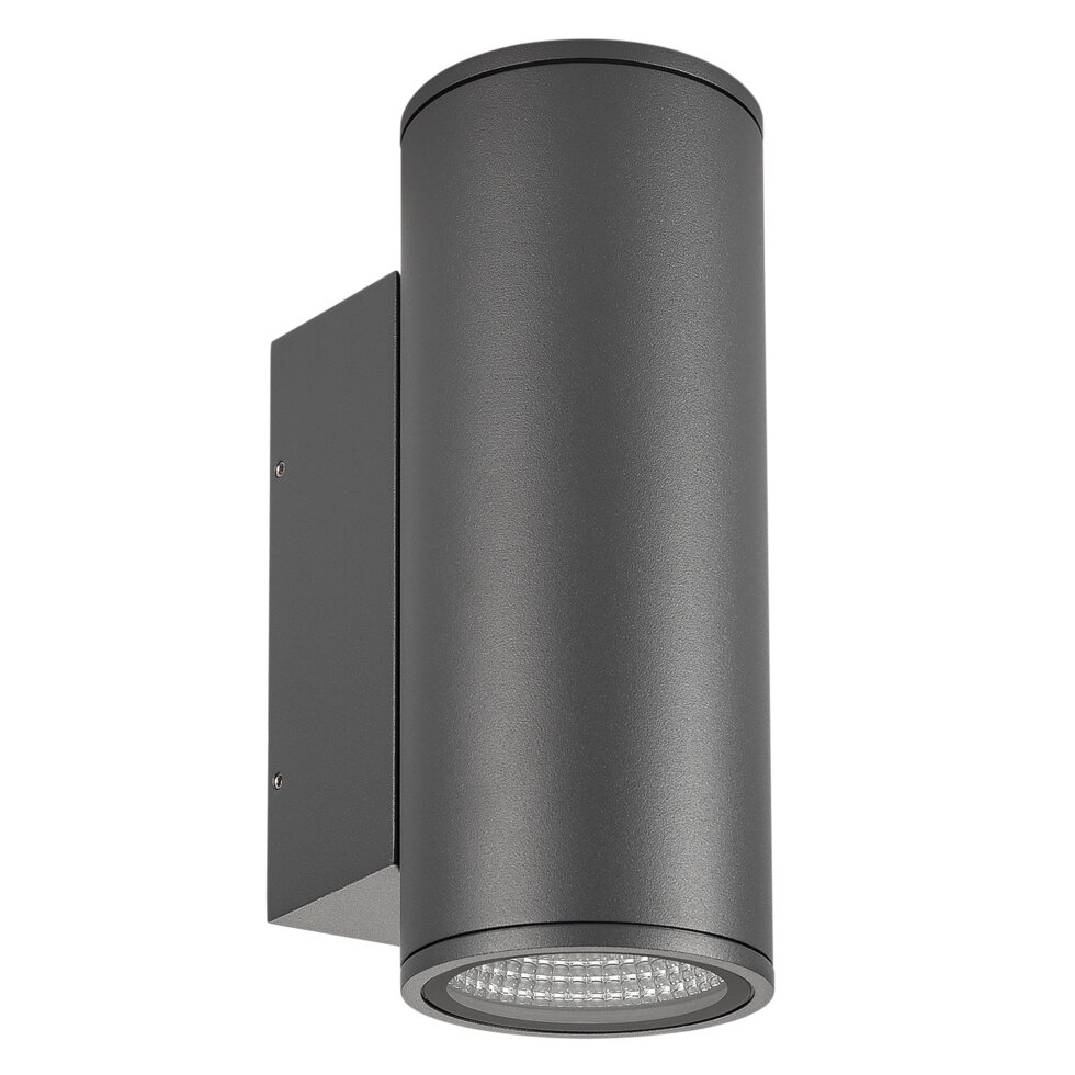 Светильник LGD-FORMA-WALL-TWIN-R90-2x12W Warm3000 (GR, 44 deg, 230V) (Arlight, IP54 Металл, 3 года) от компании ФЕРОСВЕТ - фото 1