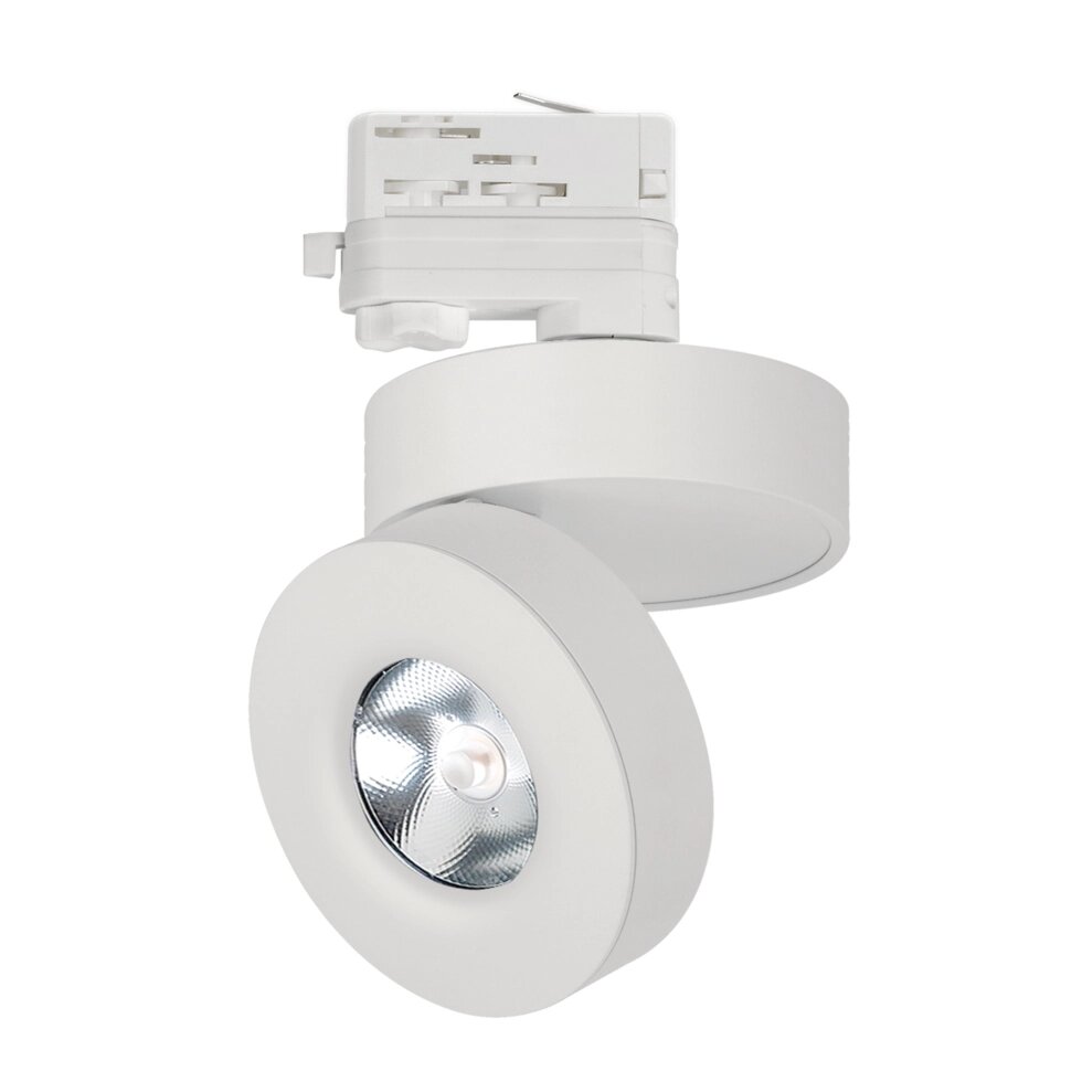 Светильник LGD-MONA-TRACK-4TR-R100-12W White5000 (WH, 24 deg) (Arlight, IP40 Металл, 3 года) от компании ФЕРОСВЕТ  ( FEROSVET) - фото 1