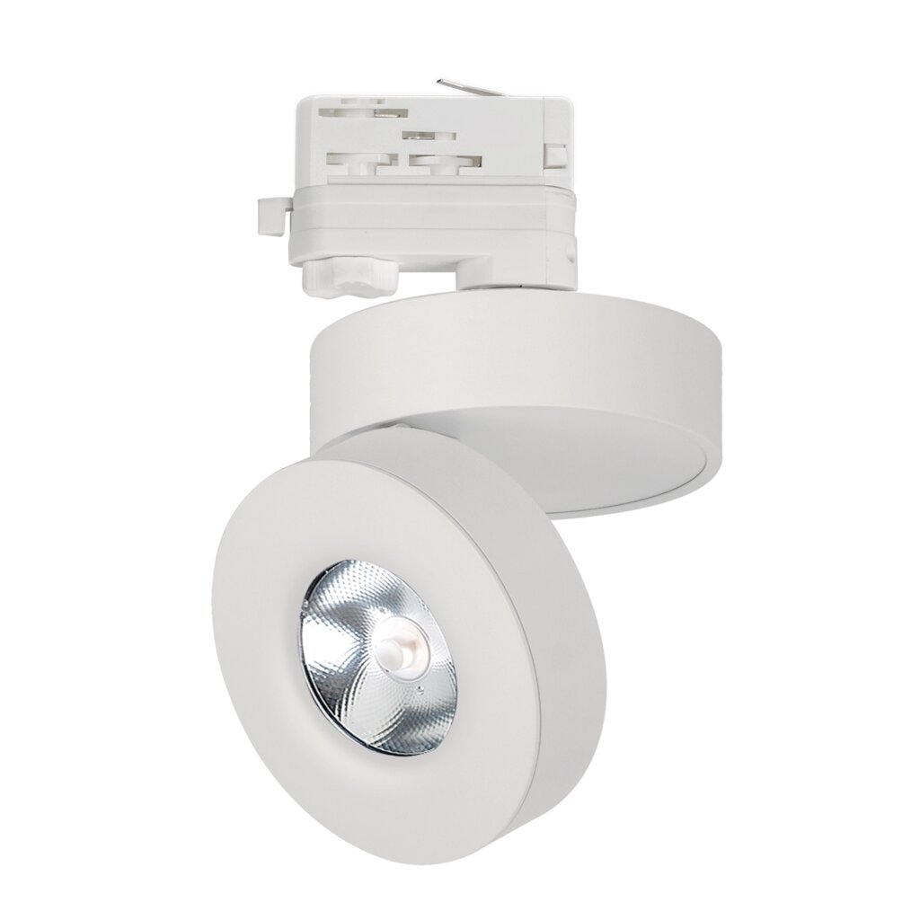 Светильник LGD-MONA-TRACK-4TR-R100-12W White5000 (WH, 24 deg) (Arlight, IP40 Металл, 3 года) от компании ФЕРОСВЕТ - фото 1