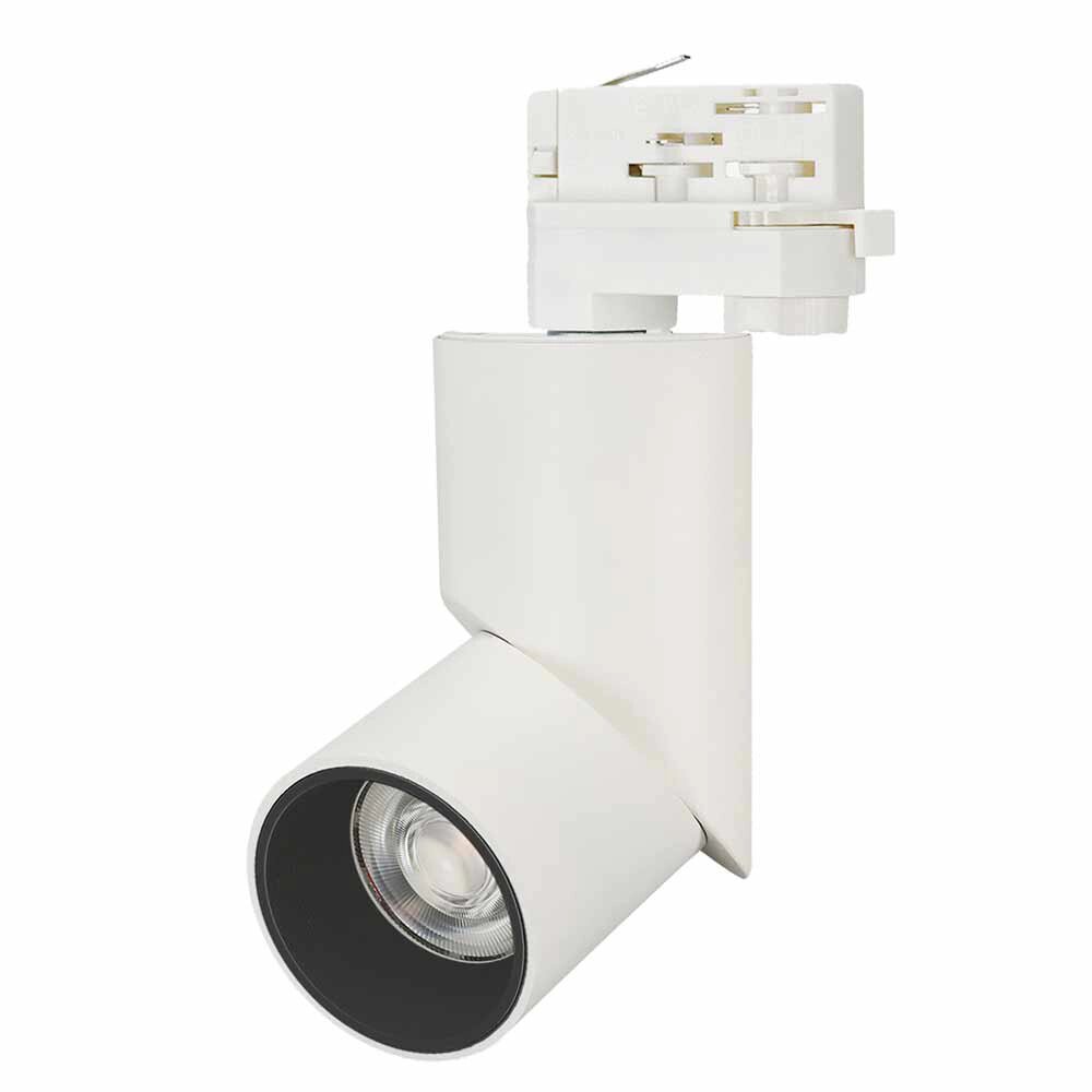 Светильник LGD-TWIST-TRACK-4TR-R70-15W White5000 (WH-BK, 30 deg, 48V, DALI) (Arlight, IP40 Металл, 3 года) от компании ФЕРОСВЕТ - фото 1