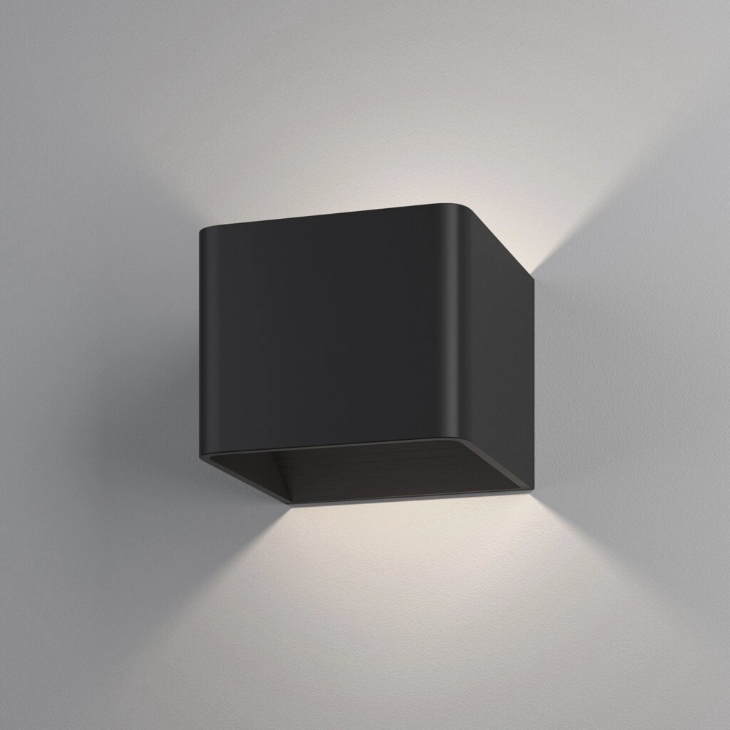 Светильник настенный светодиодный Corudo LED чёрный 4000К MRL LED 1060 черный от компании ФЕРОСВЕТ - фото 1