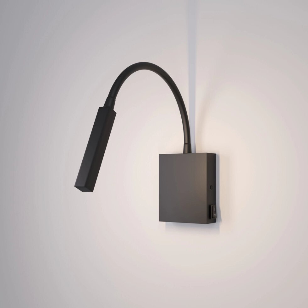 Светильник настенный светодиодный KNOB 40118/LED черный от компании ФЕРОСВЕТ - фото 1