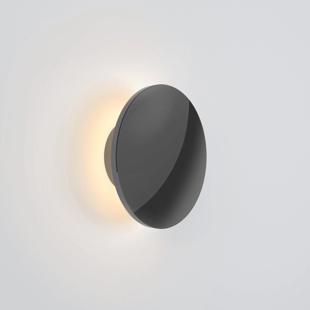 Светильник настенный светодиодный Mini Disc MRL LED 1126 черный жемчуг от компании ФЕРОСВЕТ - фото 1