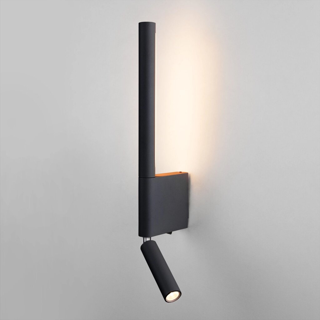 Светильник настенный светодиодный Sarca LED черный 4000К 40111/LED черный от компании ФЕРОСВЕТ - фото 1