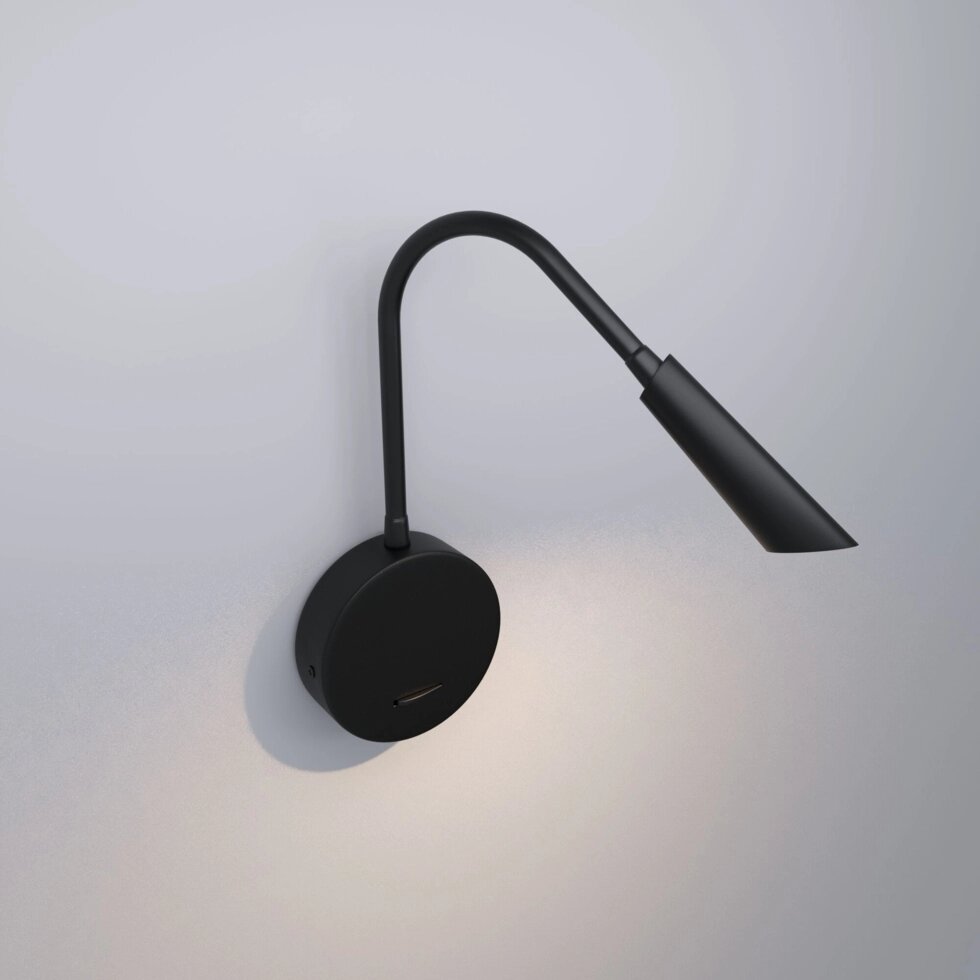 Светильник настенный светодиодный Stem 40120/LED черный от компании ФЕРОСВЕТ - фото 1