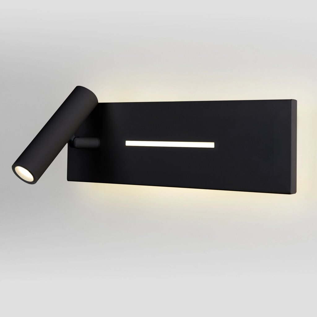 Светильник настенный светодиодный Tuo LED MRL LED 1117 черный от компании ФЕРОСВЕТ - фото 1