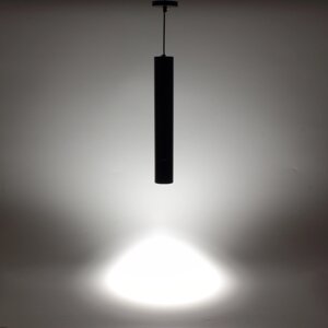 Светильник подвесной светодиодный JH-GDD-A38B PA57 (15W, 220V, day white, черный корпус) DELCI
