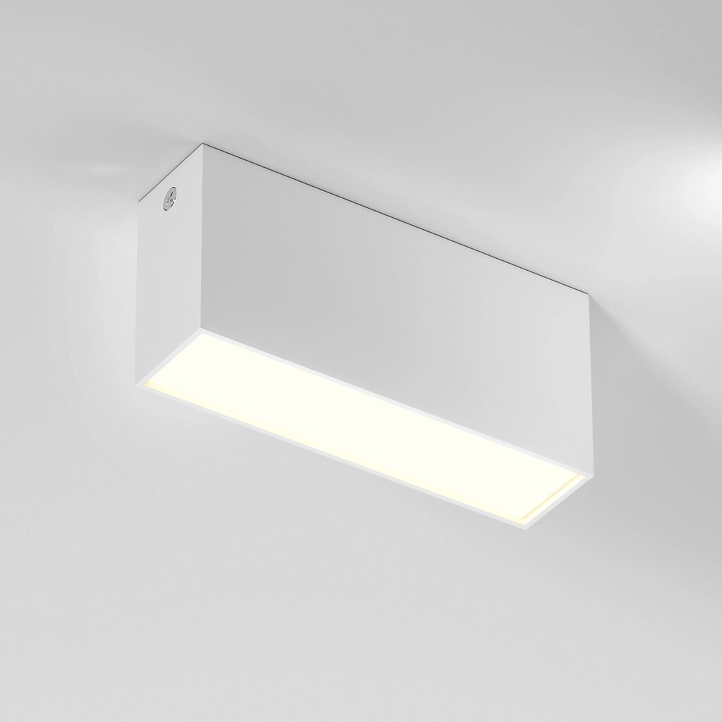 Светильник потолочный светодиодный 10W 3000K белый Block 25109/LED от компании ФЕРОСВЕТ - фото 1