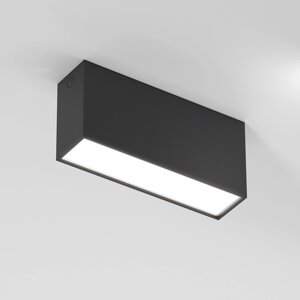 Светильник потолочный светодиодный Block 10W 4000K черный 25109/LED