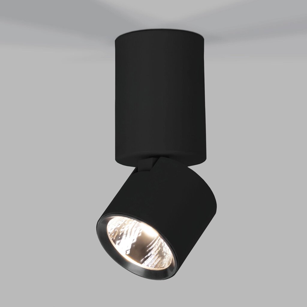 Светильник потолочный светодиодный Sens 10W 4000K чёрный 25042/LED от компании ФЕРОСВЕТ - фото 1