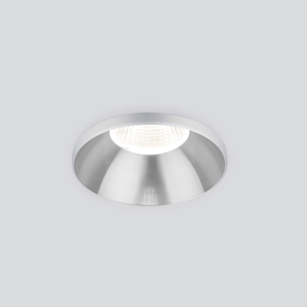 Светильник встраиваемый светодиодный Nuta 7W 4200K SL серебро 25026/LED от компании ФЕРОСВЕТ - фото 1