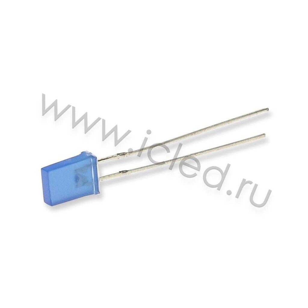 Светодиод ICL-2х5х7mm LE81 (blue, 200-400mcd, diffuse) DELCI от компании ФЕРОСВЕТ - фото 1