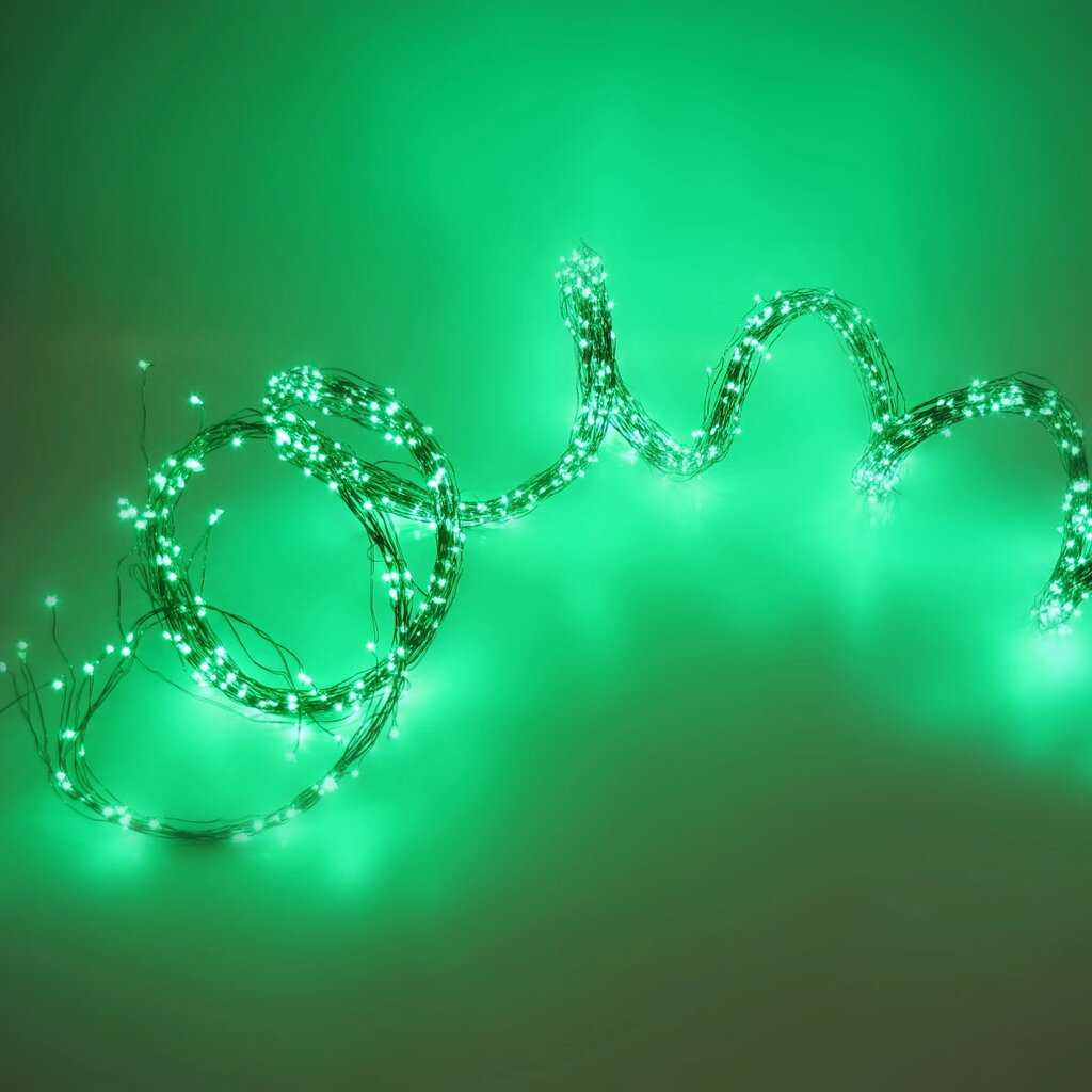 Светодиодная гирлянда Капелька (350Led, Green) DELCI от компании ФЕРОСВЕТ - фото 1