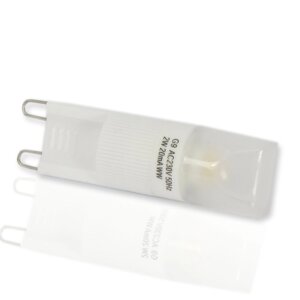 Светодиодная лампа G9 (2W, 220V, Warm White) DELCI