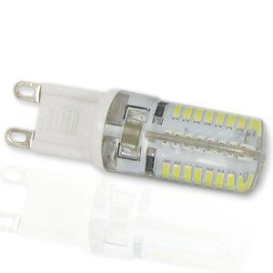 Светодиодная лампа G9 (3W, 220V, White) DELCI