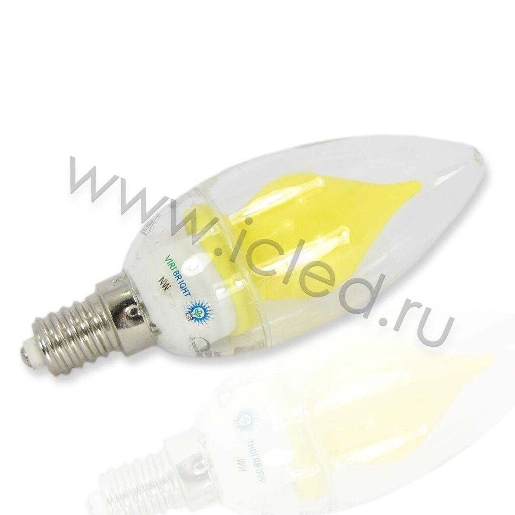 Светодиодная лампа MT-Е14- 45мм candle (3,2W, 220V, Dimm White) DELCI от компании ФЕРОСВЕТ - фото 1