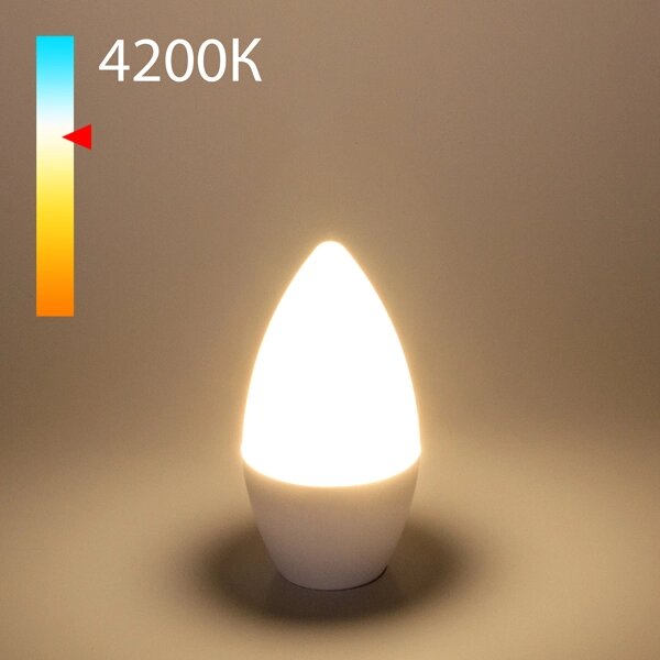 Светодиодная лампа "Свеча" C37 8W 4200K E14 BLE1403 от компании ФЕРОСВЕТ - фото 1