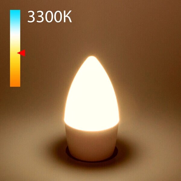 Светодиодная лампа "Свеча" СD 6W 3300K E27 BLE2760 от компании ФЕРОСВЕТ - фото 1