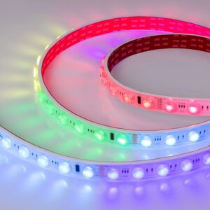 Светодиодная лента герметичная DMX-FLT-PS-S36-23mm 24V RGB-PX6 (20 W/m, IP67, 30deg, 5m) (Arlight,