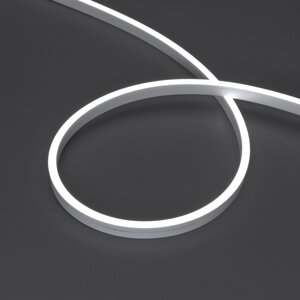 Светодиодная лента герметичная MOONLIGHT-SIDE-A120-06x12mm 24V White6000 (9.6 W/m, IP65, 5m, wire x2) (Arlight, Прямой