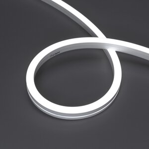 Светодиодная лента герметичная MOONLIGHT-SIDE-A140-12x17mm 24V White6000 (9.6 W/m, IP67, 5m, wire x2) (Arlight, Боковой