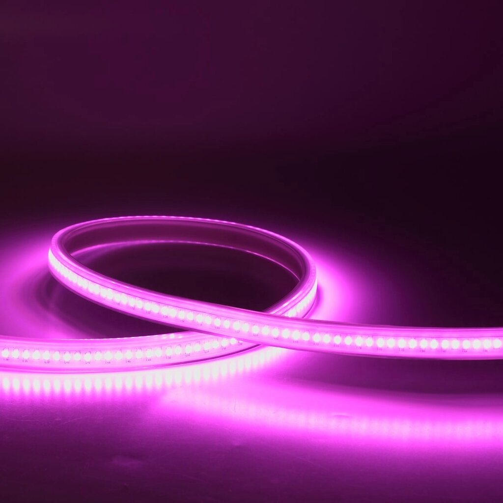 Светодиодная лента Lux class 220V 2835 188Led purple IP68 DELCI от компании ФЕРОСВЕТ - фото 1