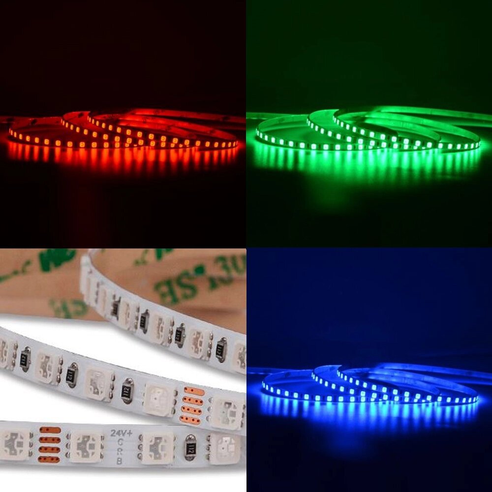 Светодиодная лента LUX class, 3838, 120led/m, P5, RGB, 24V, 12W/m, IP20, A221 DELCI от компании ФЕРОСВЕТ  ( FEROSVET) - фото 1