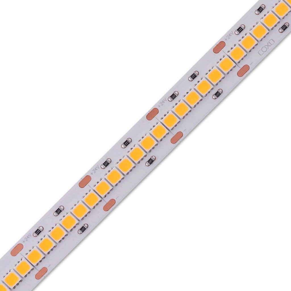 Светодиодная лента LUX class, 3838, 240led/m, warm white, 24V, 18W/m, IP20, A217 DELCI от компании ФЕРОСВЕТ  ( FEROSVET) - фото 1