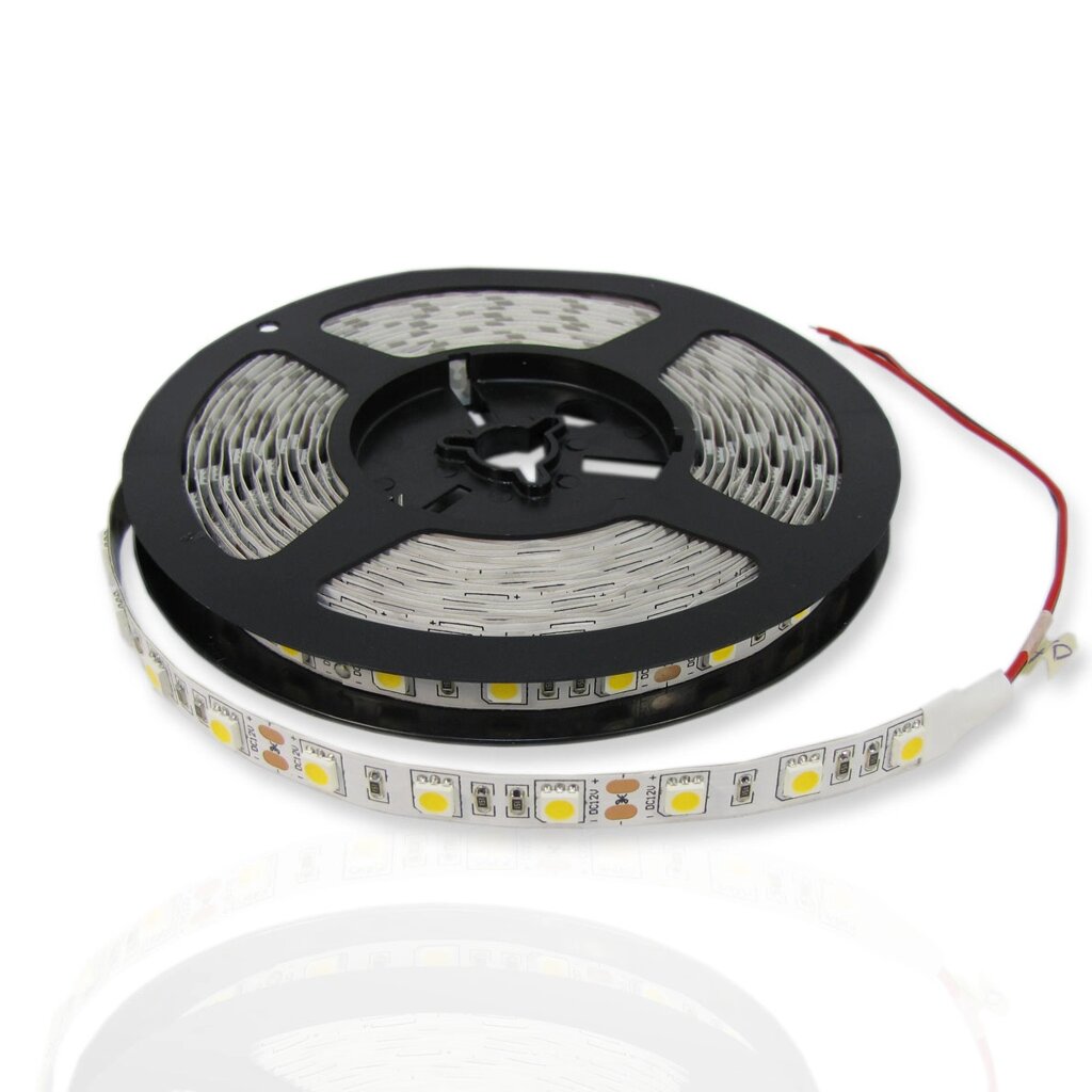 Светодиодная лента LUX class , 5050, 60 led/m, Warm White,12V, IP33 DELCI от компании ФЕРОСВЕТ  ( FEROSVET) - фото 1