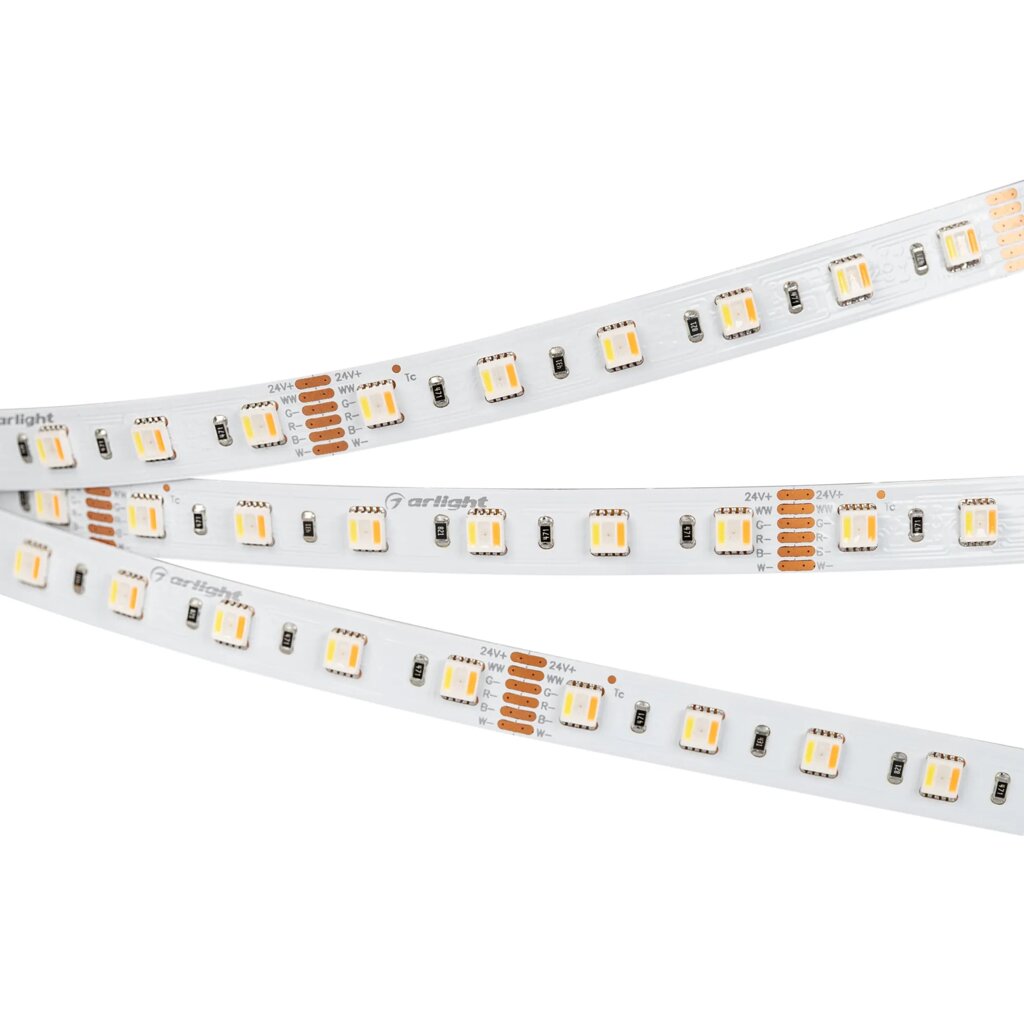 Светодиодная лента RT 2-5000 24V RGBW-MIX 12mm (5060-One, 60 LED/m, LUX) (Arlight, 20 Вт/м, IP20) 026363 от компании ФЕРОСВЕТ  ( FEROSVET) - фото 1