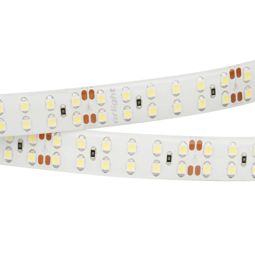 Светодиодная лента RTW 2-5000SE 24V White 2x2 (3528, 1200 LED, LUX) (Arlight, 19.2 Вт/м, IP65) от компании ФЕРОСВЕТ - фото 1