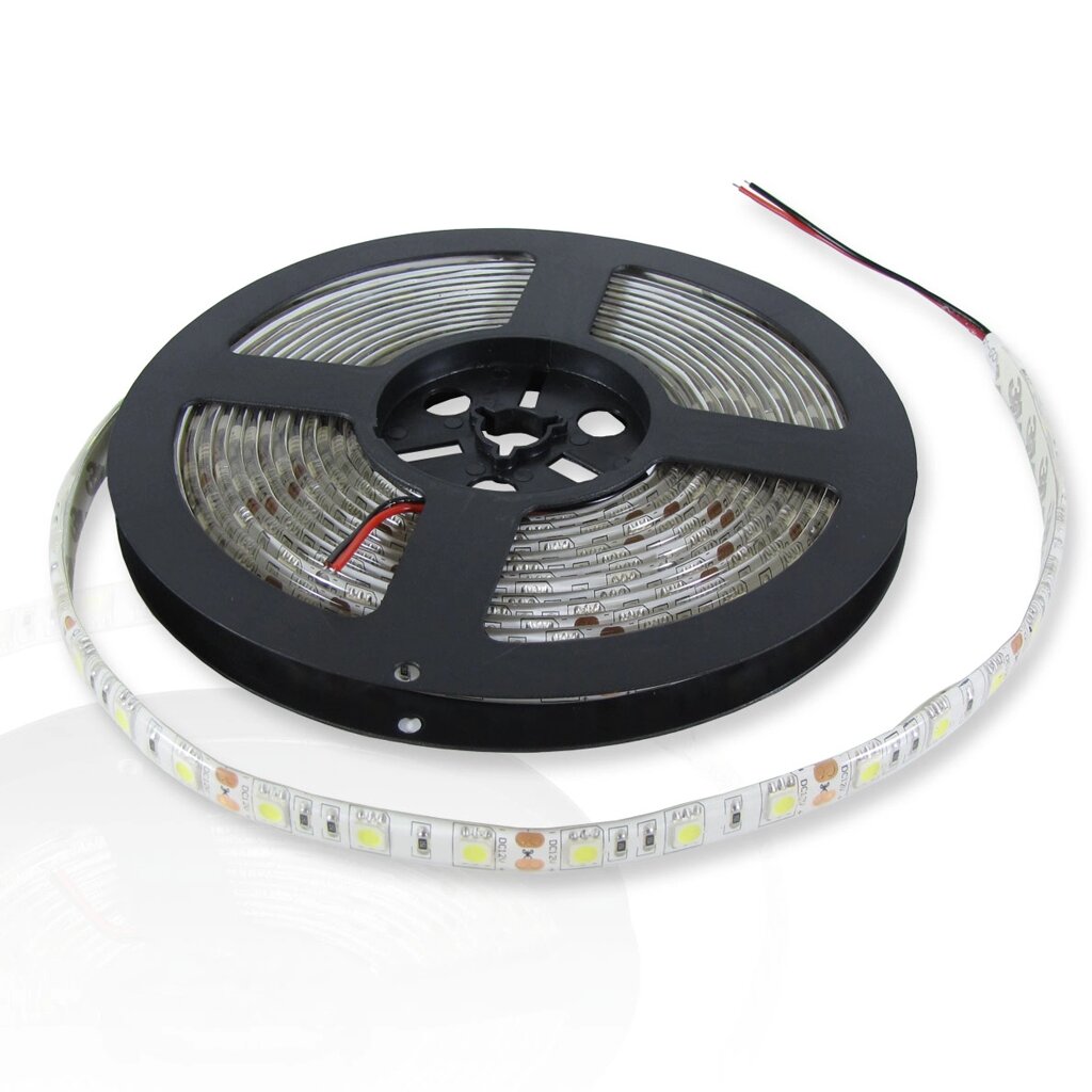 Светодиодная лента Standart class, 5050, 60led/m, White, 12V, IP65 DELCI от компании ФЕРОСВЕТ - фото 1