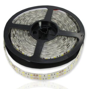 Светодиодная лента Standart PRO class, 5050, 120 led/m, Warm White, 24V, IP65 DELCI