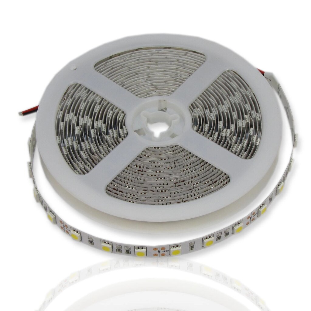 Светодиодная лента  Standart PRO class, 5050, 60led/m, Warm White, 12V, IP33 DELCI от компании ФЕРОСВЕТ  ( FEROSVET) - фото 1