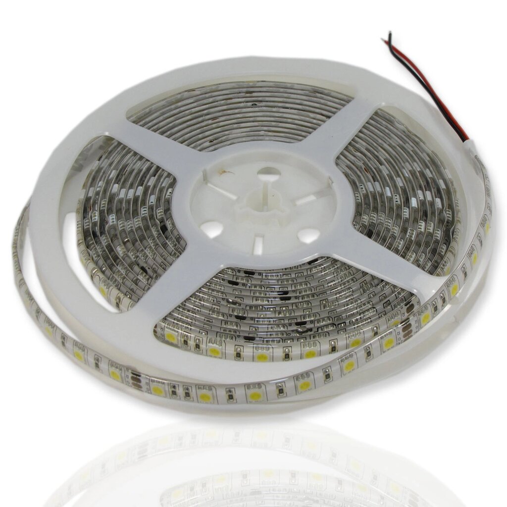 Светодиодная лента Standart PRO class, 5050, 60led/m, Warm White, 24V, IP65 DELCI от компании ФЕРОСВЕТ - фото 1