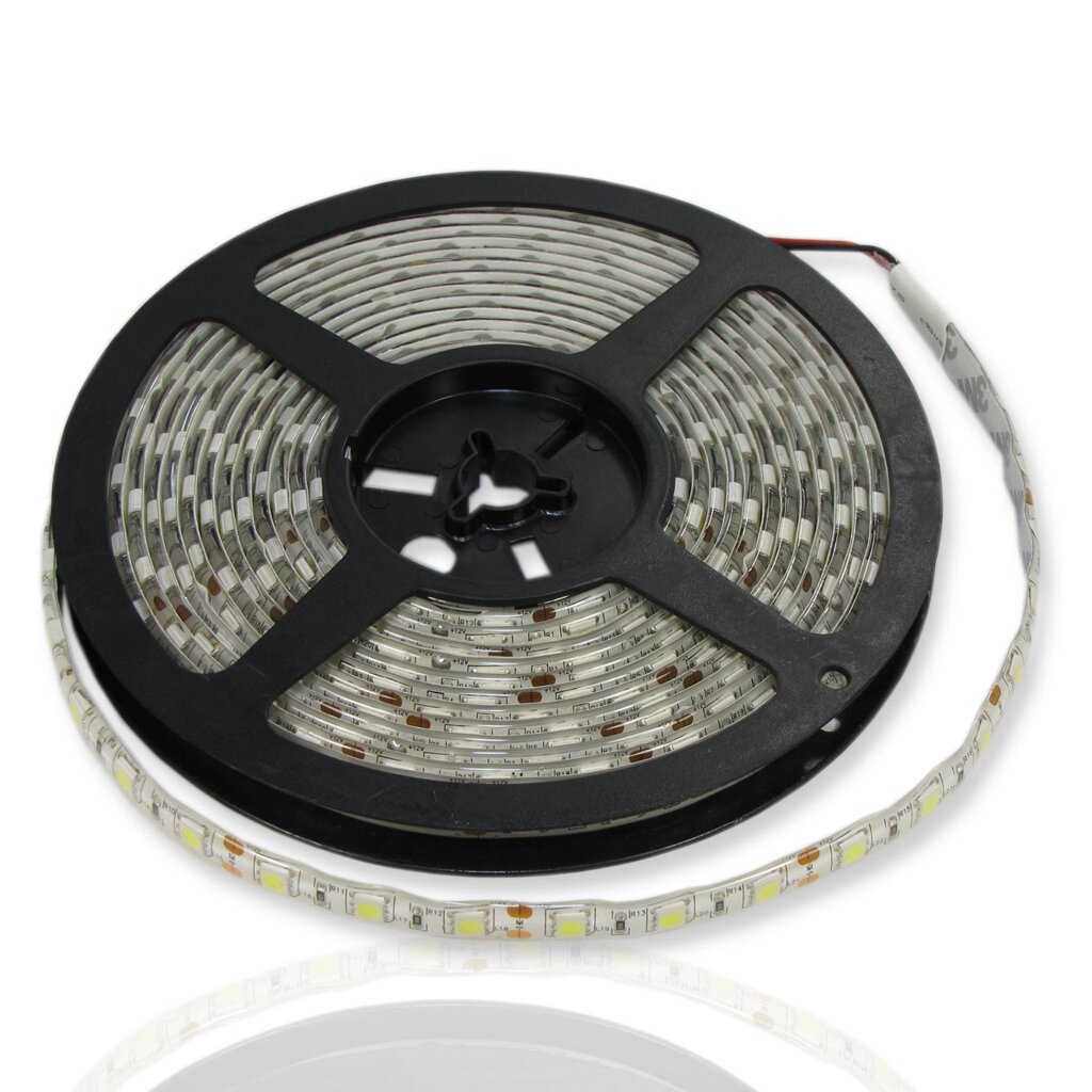 Светодиодная лента Standart PRO class, 5050, 60led/m, White, 12V, D34, IP65 DELCI от компании ФЕРОСВЕТ - фото 1