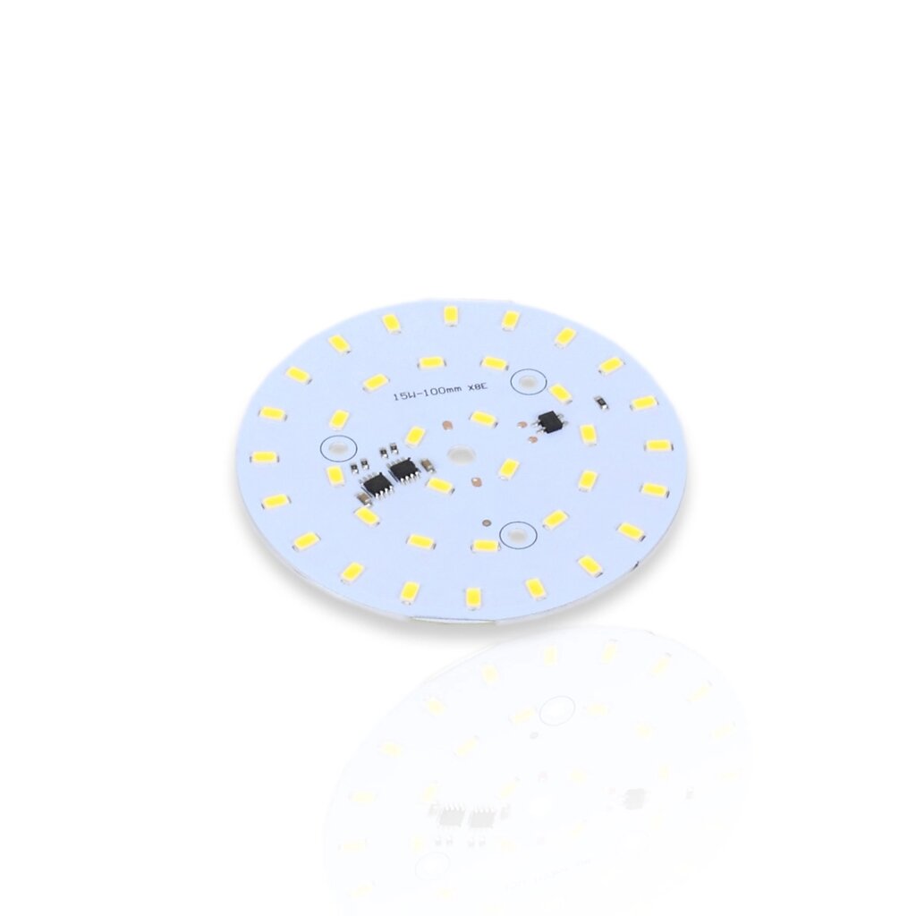 Светодиодная матрица 5730, 36 led, 220V, 15W, Ф100mm, D198, day white DELCI от компании ФЕРОСВЕТ  ( FEROSVET) - фото 1