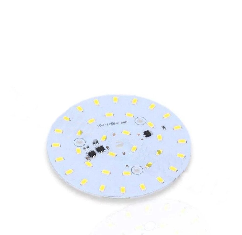 Светодиодная матрица 5730, 36 led, 220V, 15W, Ф100mm, D199, white DELCI от компании ФЕРОСВЕТ  ( FEROSVET) - фото 1