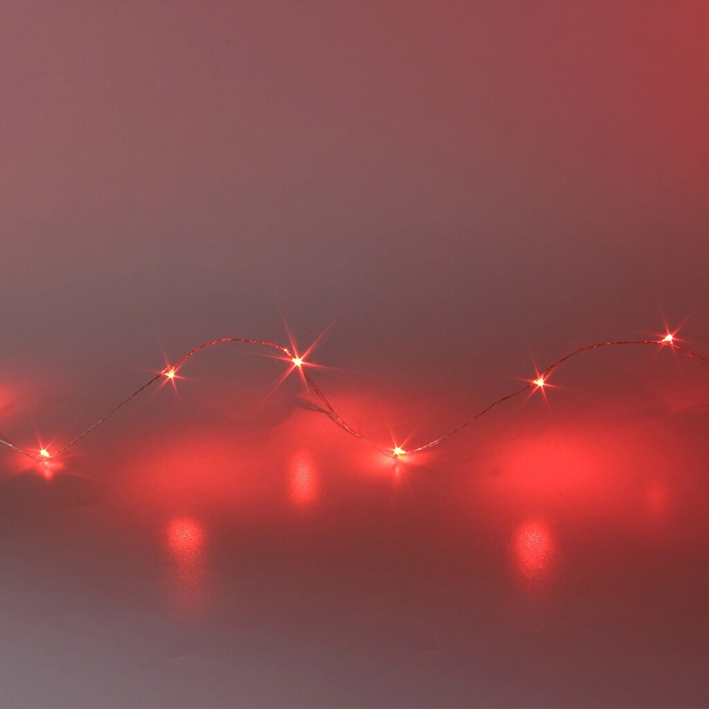 Светодиодная нить SK151 (12V, 200Led, red) DELCI от компании ФЕРОСВЕТ - фото 1