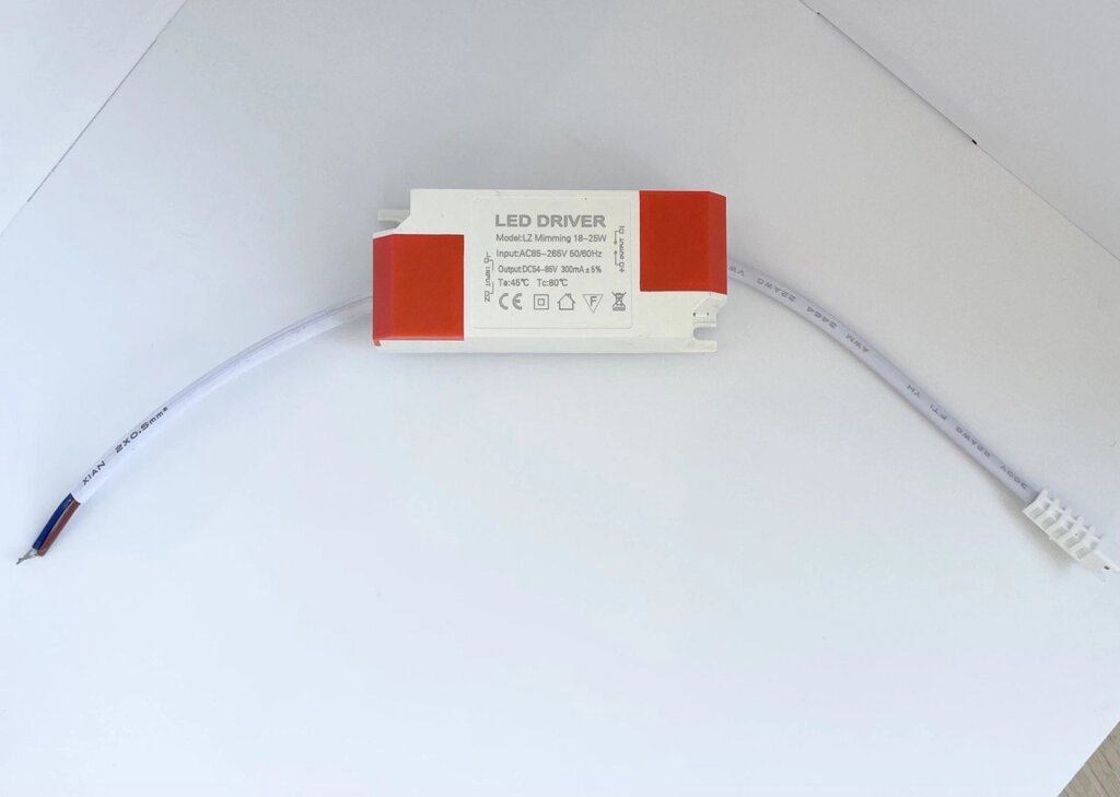 Светодиодный драйвер диммируемый 18-25x1W LD105 (25W, 54-85V, 300mA) DELCI от компании ФЕРОСВЕТ - фото 1