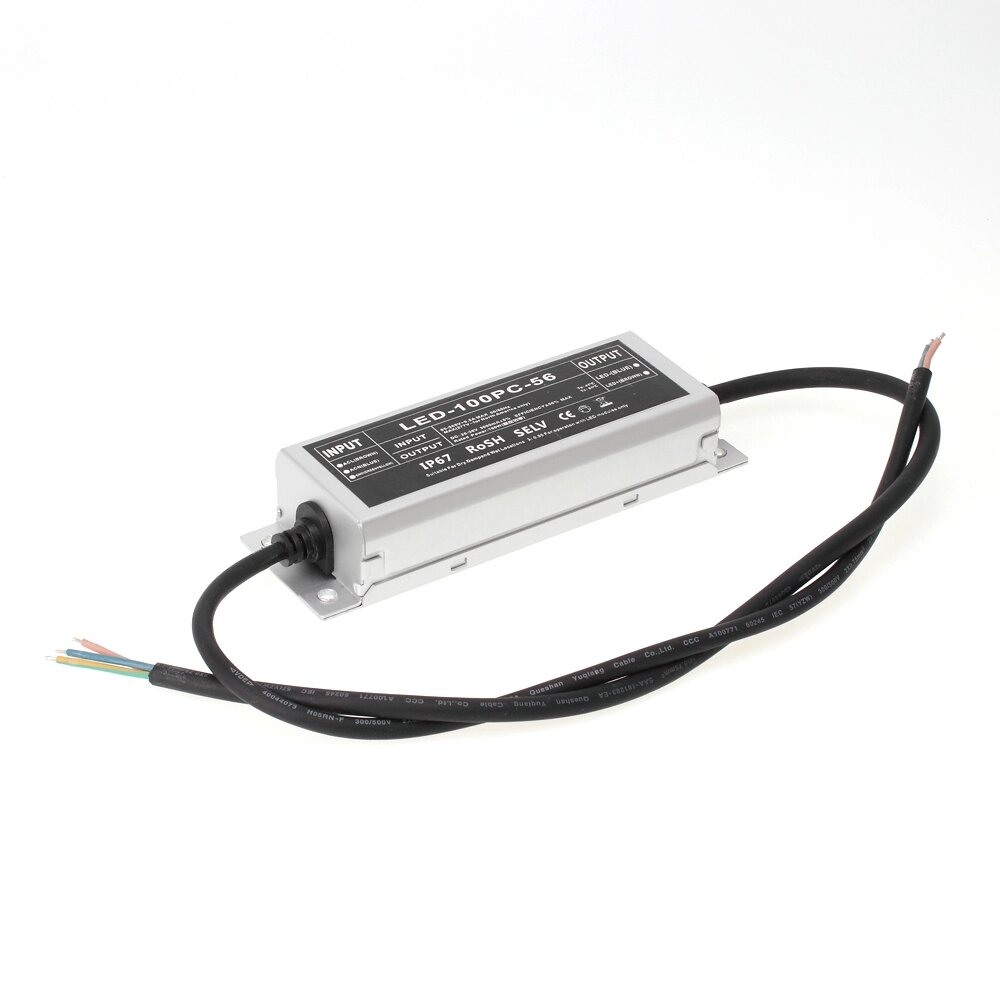 Светодиодный драйвер LED-100PC-56 LD100 (100W, 26-36V, 3000mA, IP67) DELCI от компании ФЕРОСВЕТ - фото 1