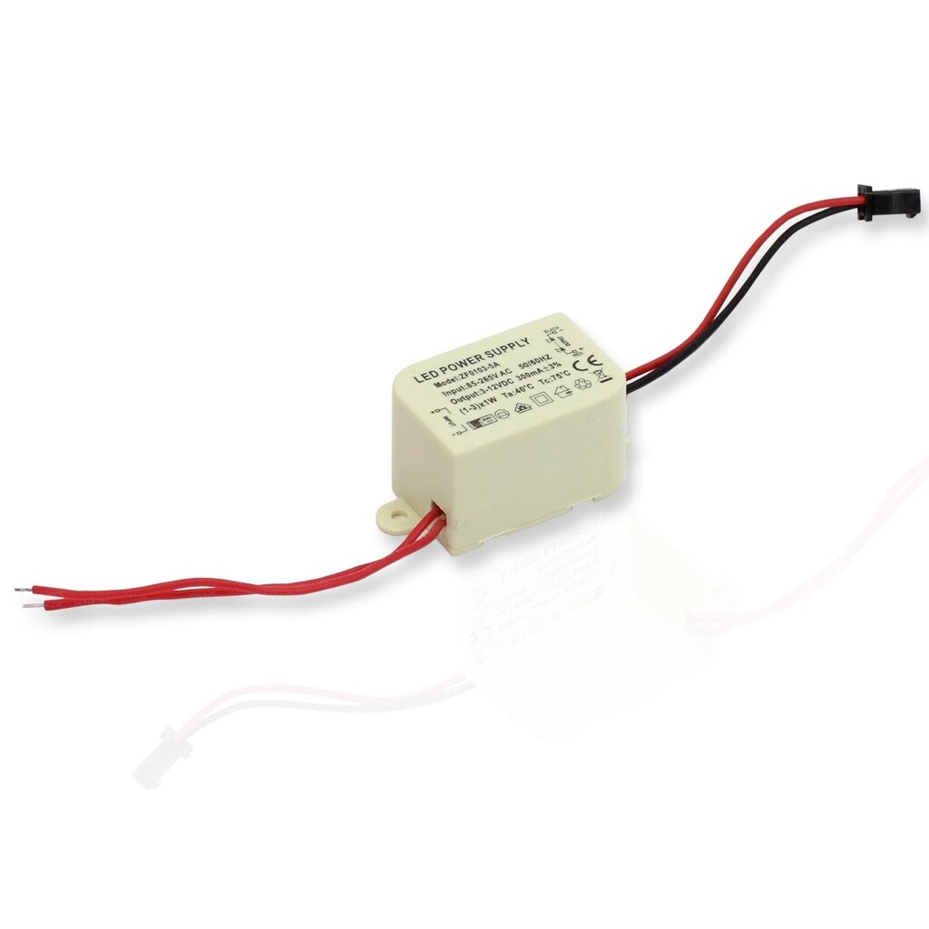 Светодиодный драйвер ZF0103-5А LD25 (220V, 3W, 300mA, бескорпусной) DELCI от компании ФЕРОСВЕТ - фото 1