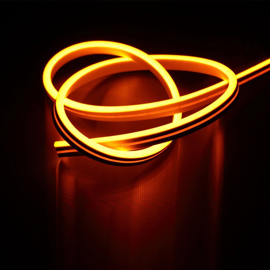 Светодиодный гибкий неон 0612 12V orange LN314 от компании ФЕРОСВЕТ - фото 1