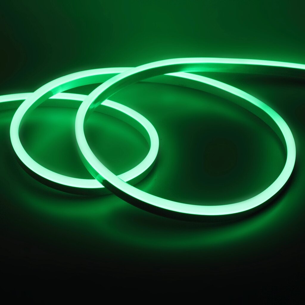 Светодиодный гибкий неон 0816 12V green LN205 от компании ФЕРОСВЕТ - фото 1