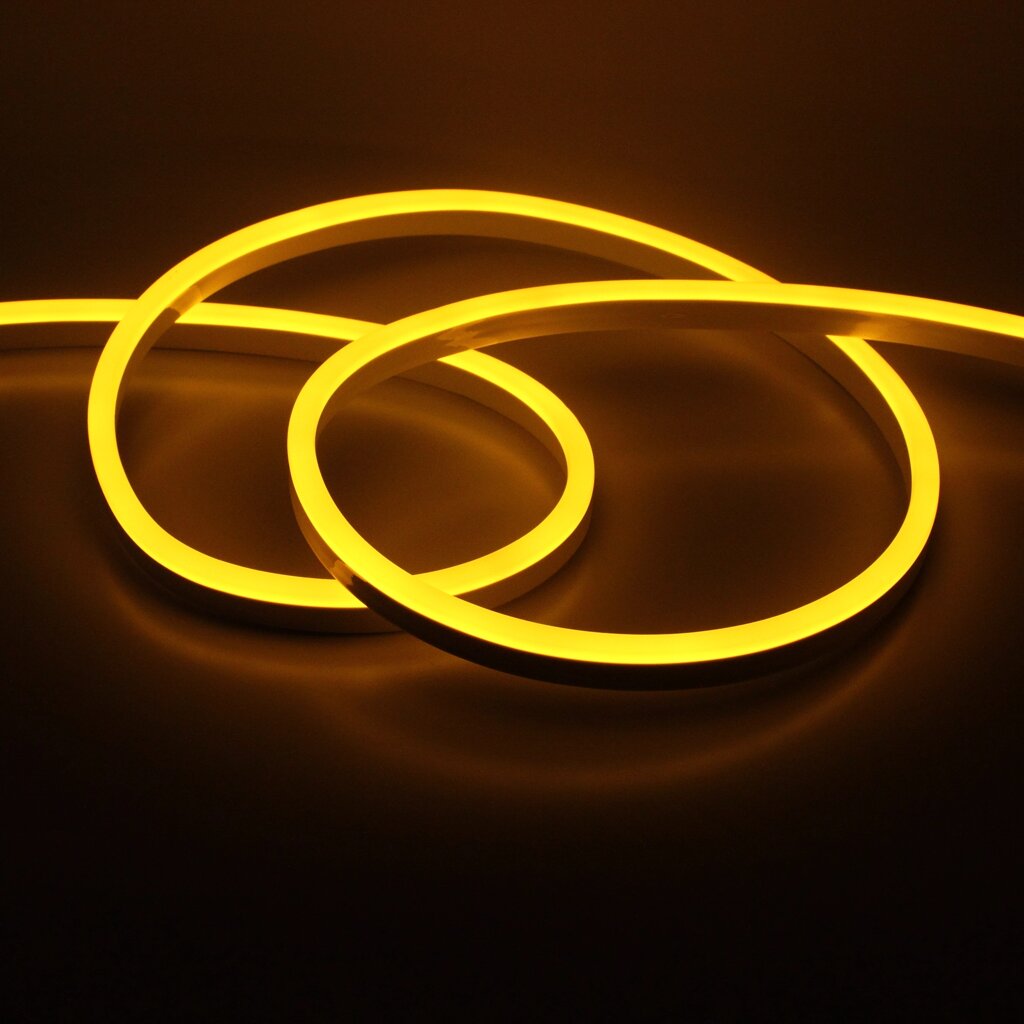 Светодиодный гибкий неон 0816 220V yellow LN7 от компании ФЕРОСВЕТ - фото 1